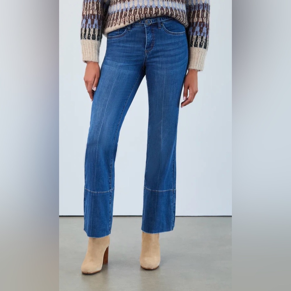 French Dressing Jeans Olivia Wide Leg Sz 10